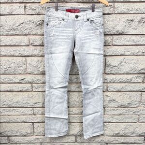 Guess Women's Straight Leg Jeans in Light Gray Wash